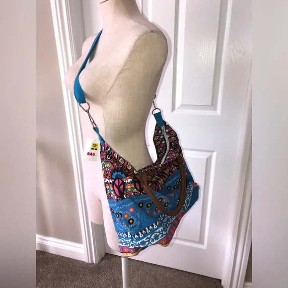3/$20 Colourful Patterned Shoulder Bag - Picture 2 of 4